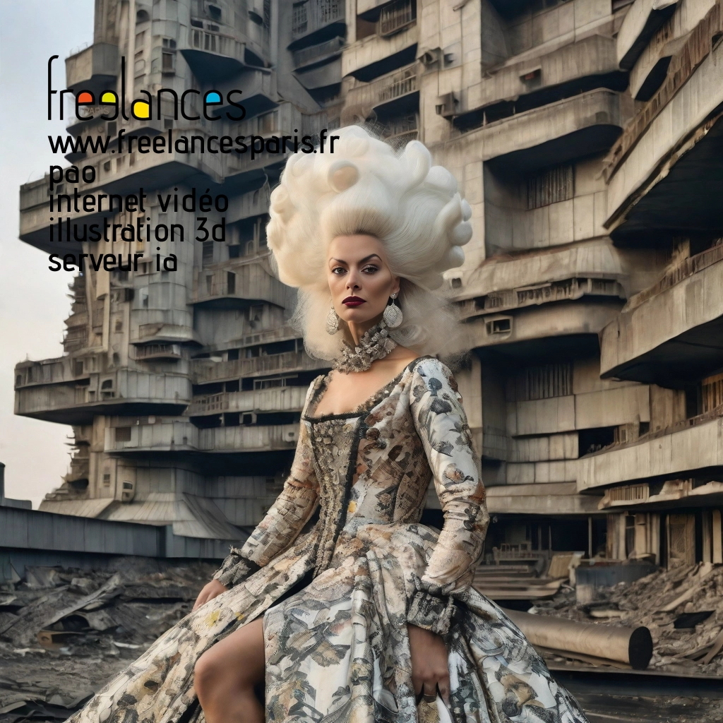 Pao mise en page internet vidéo illustration 3d serveur IA générative AI freelance paris studio de création magazines 73t0qo70